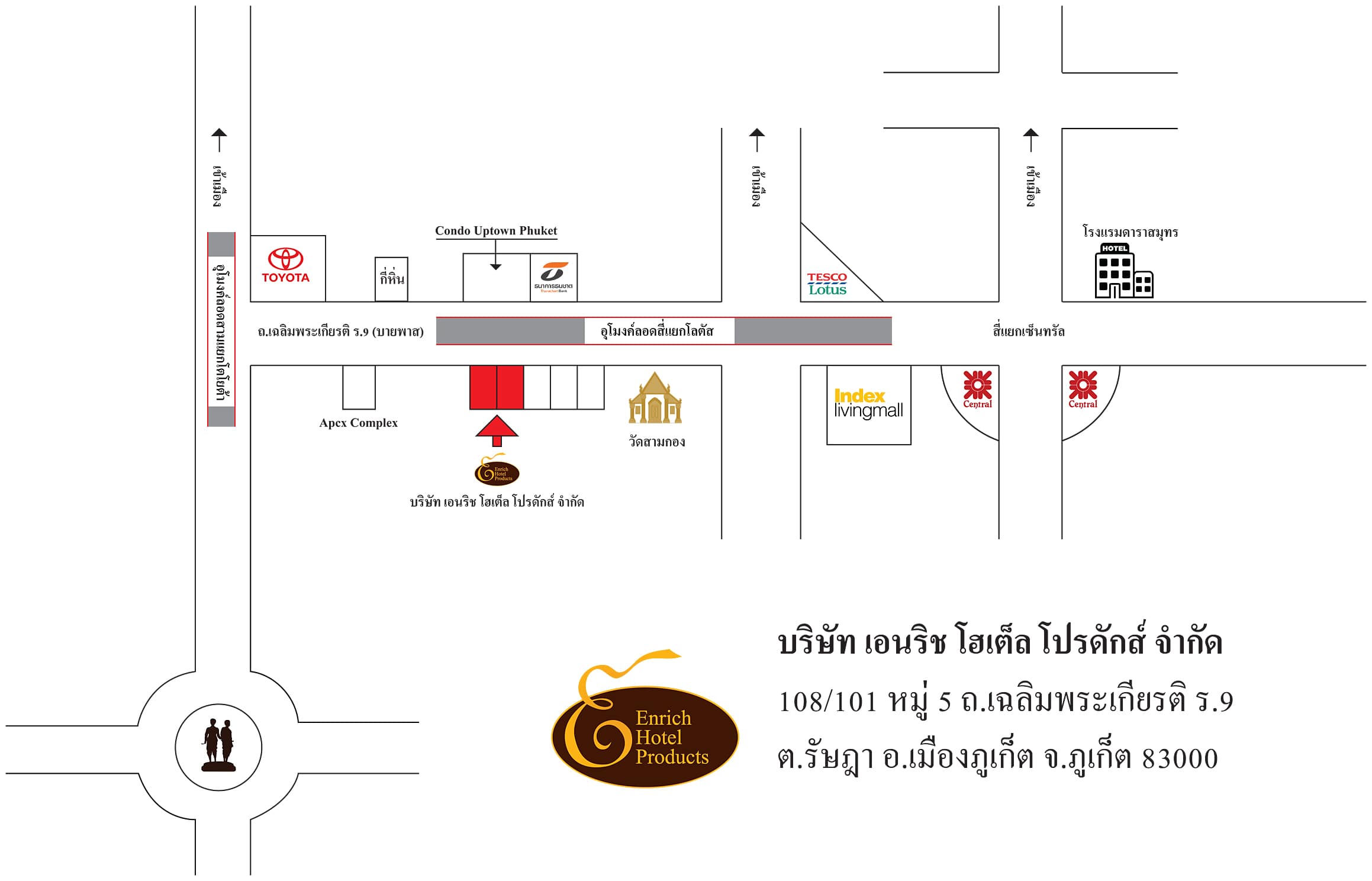 Enrich Hotel Products Map